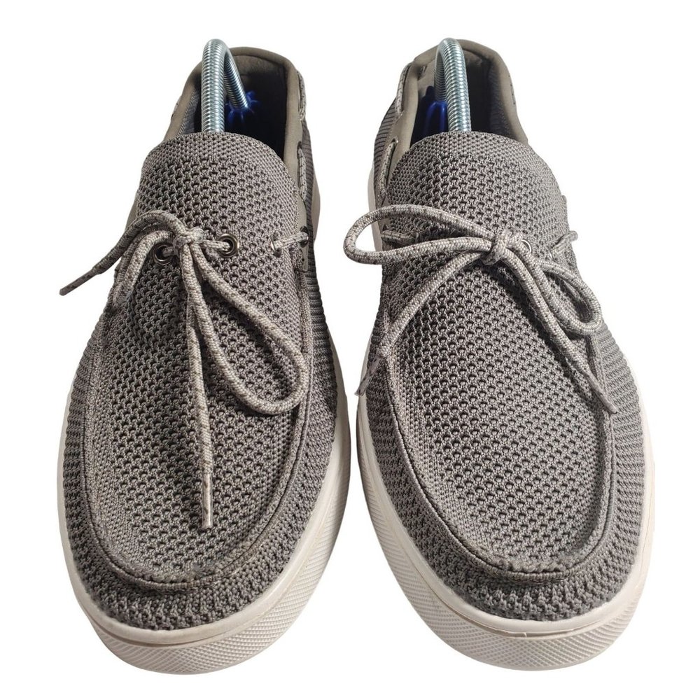 STEVE MADDEN BANOLL GREY BOAT SHOE SIZE 11M